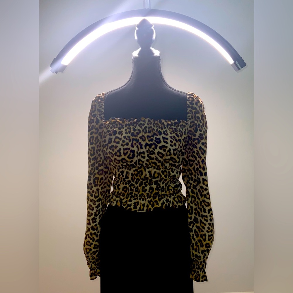 Leopard print blouse